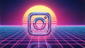 Vaporwave Retro Logo