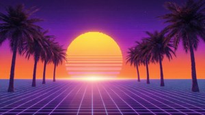 Vaporwave Sunset