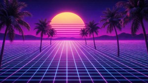 Vaporwave Sunset