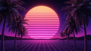 Vaporwave Sunset