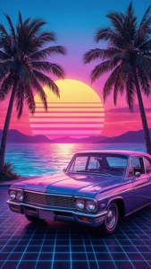 Vaporwave Sunset Drive