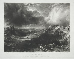 Various Subjects of Landscape, Characteristic of English Scenery from Pictures Painted by John Constable, R.A.:  A Heath