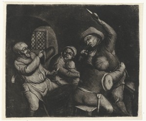 Vechtende mannen