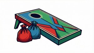 Vector Cornhole Graphic