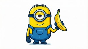 Vector Minion Banana