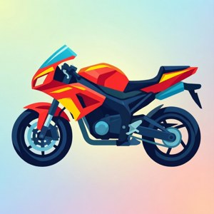 Vector Moto Flat