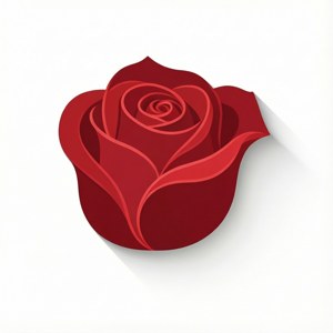Vector Red Rose