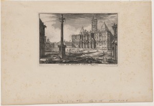 Veduta della Basilica di Santa Maria Maggiore (View of the Basilica of Santa Maria Maggiore)