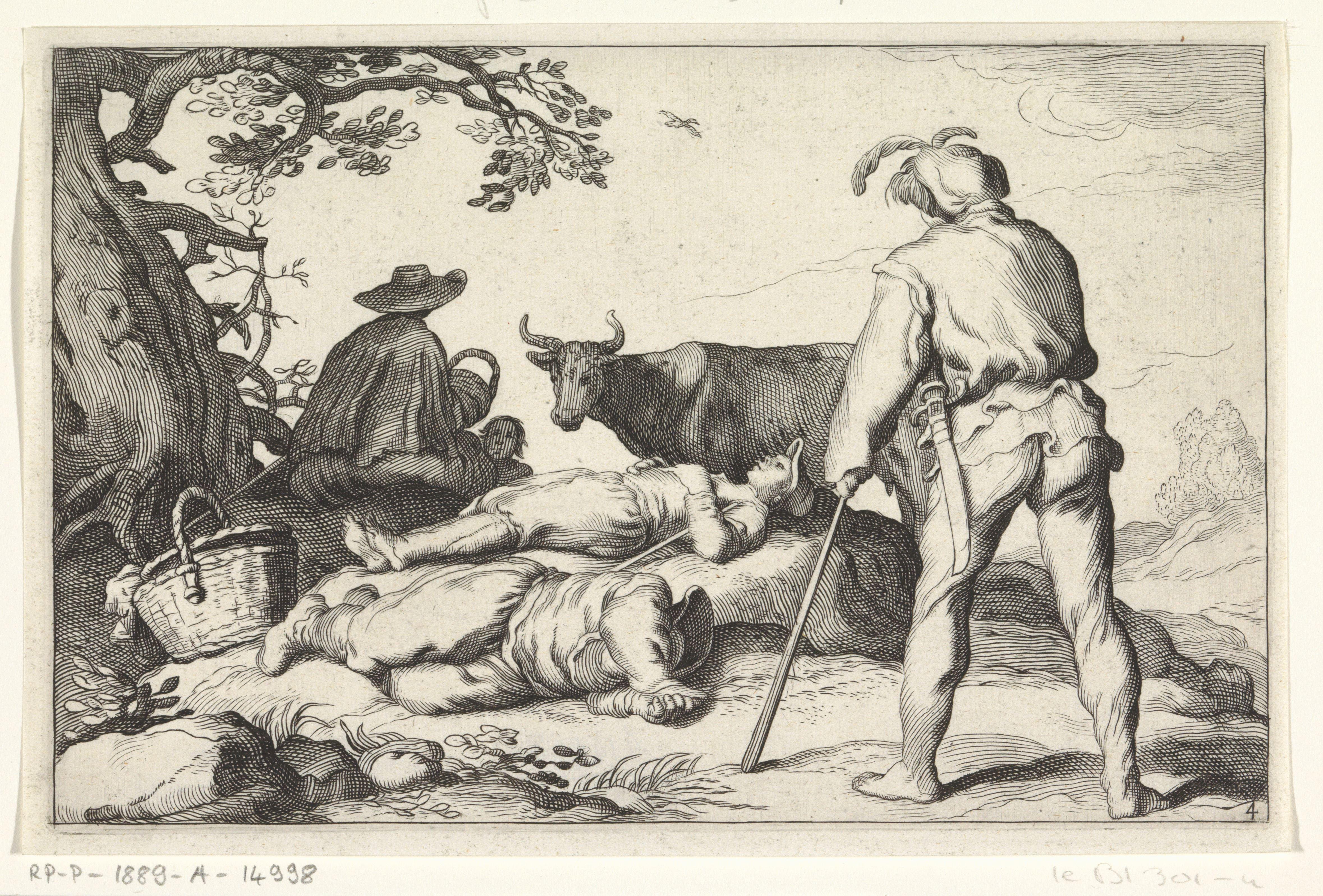 Veehoeders by Cornelis Bloemaert (II)