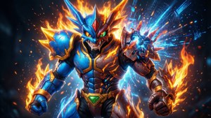 Veemon Flamedramon Evolution
