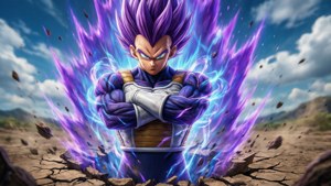 Vegeta Ultra Ego Power-Up