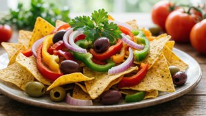 Veggie Loaded Nachos