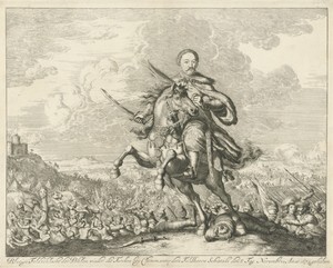 Veldslag tussen Polen en Turken bij Chotyn onder leiding van Jan III Sobieski, 1673