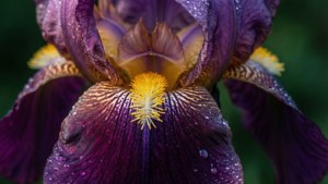 Velvet Purple Bearded Iris
