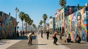 Venice Beach Vibrant Boardwalk