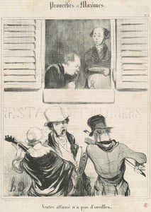 Ventre affamé n'a pas d'orleilles