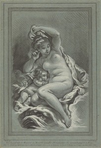 Venus and Cupid on a Dolphin