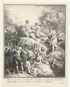 Venus bezoekt de vergadering der goden