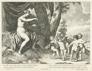 Venus en dansende putti
