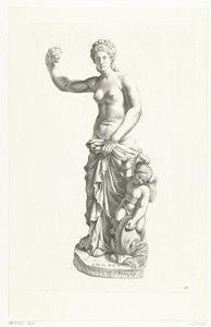 Venus met Amor die op een dolfijn zit