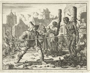 Verbrande lijken van David en Levina te Gent, 1554