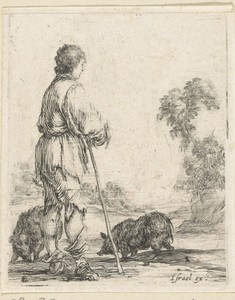 Verloren Zoon de varkens hoedend
