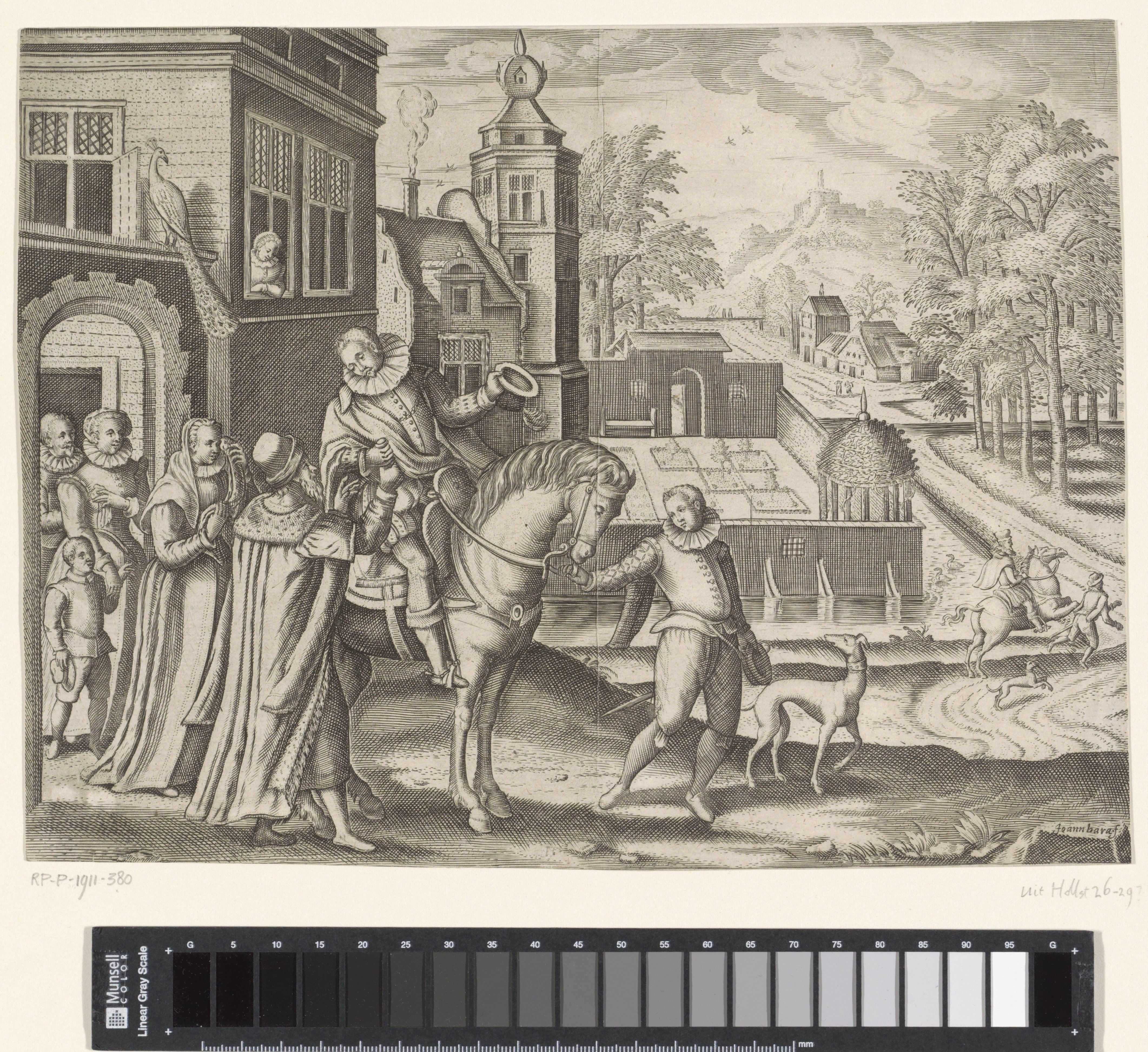 Verloren zoon verlaat het huis van zijn vader by Johan Barra