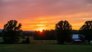 Vermont Rural Sunset