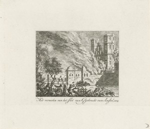 Vernieling van het slot van Gijsbrecht II van Amstel, 1204