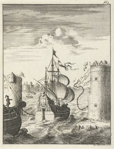 Verovering van Damiate en het overzeilen van de ketting, 1219