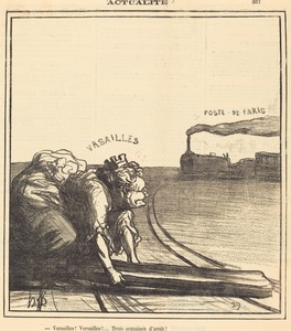 Versailles!... Trois semaines d'arrêt!