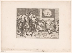 Verschijning van de Heilige Juan Diego bij zijn tombe