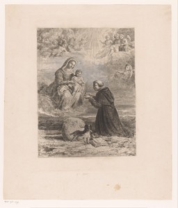 Verschijning van Maria met het Christuskind aan Sint-Dominicus