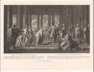 Verschillende nationaliteiten op audiëntie bij Trajanus