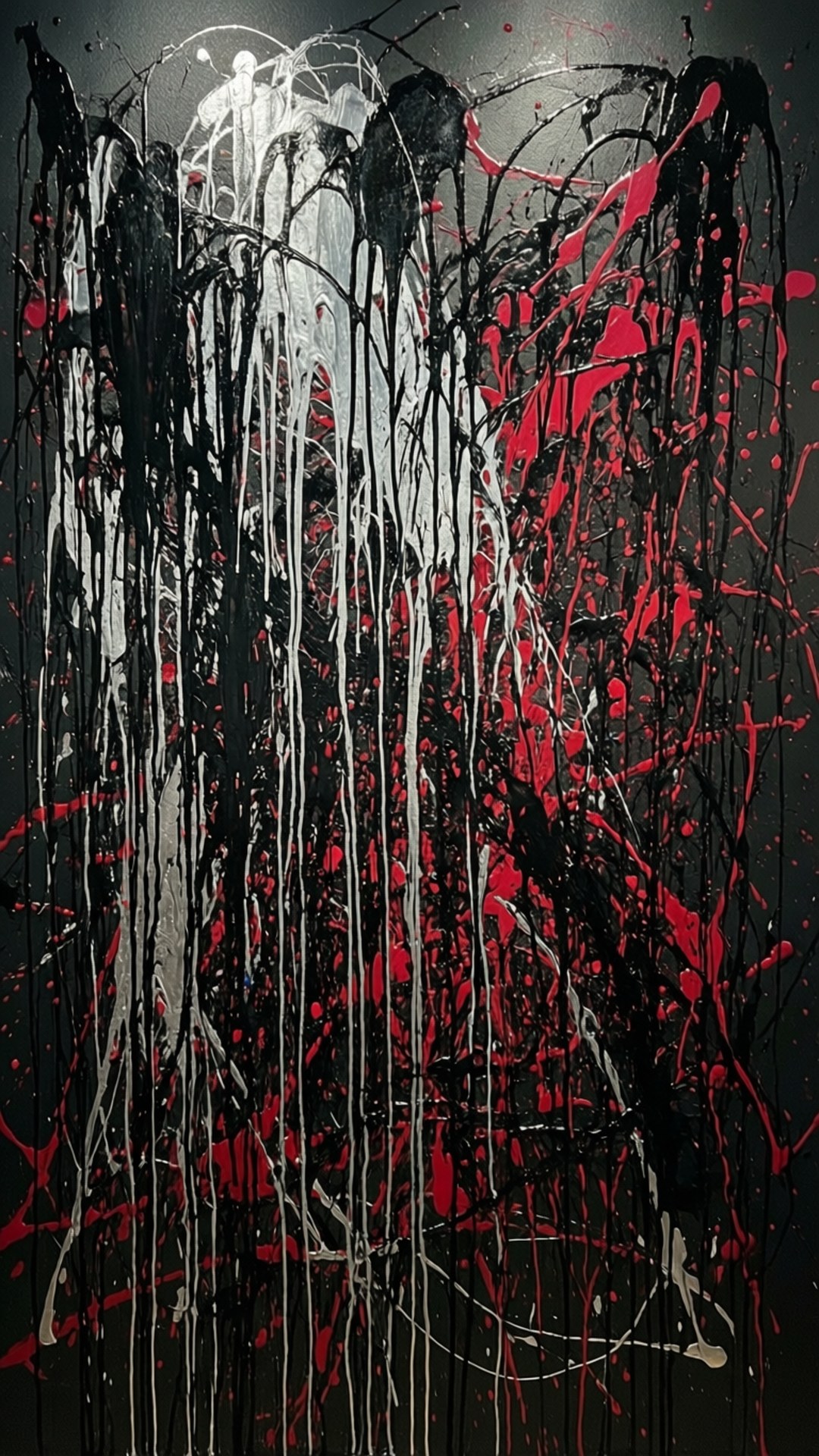 Vertical Drip Symphony by Wallpapers.art Studio