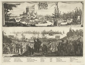 Vertrek van Willem III met zijn vloot vanuit Hellevoetsluis en zijn aankomst in Engeland op 15 november 1688