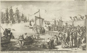 Vertrek van Willem III naar Engeland, 1688