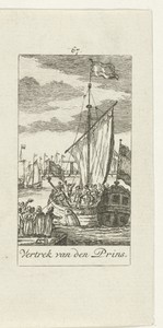 Vertrek van Willem III vanuit Hellevoetsluis, 1688