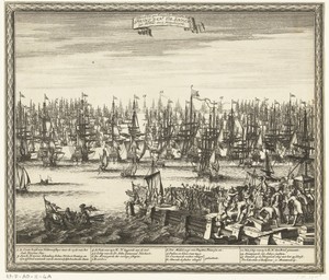 Vertrek van Willem III vanuit Hellevoetsluis