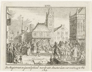 Verwijdering van de magistraat en de Roomse geestelijkheid uit Amsterdam