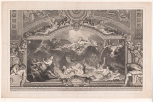 Verwoesting van het schip van Aeneas en de verandering van de opvarenden in nimfen