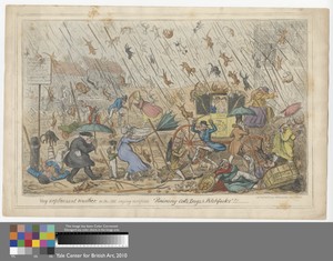 Very Unpleasant Weather, or, the Old Saying Verified "Raining Cats, Dogs, & Pitchforks."!!!