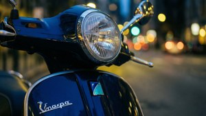 Vespa Headlight Close-up