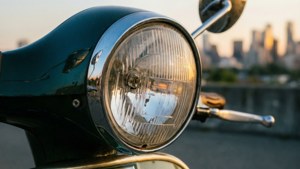 Vespa Headlight Glow