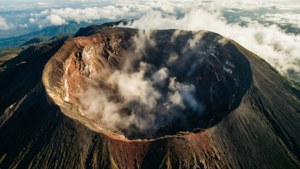 Vesuvius Caldera Aerial