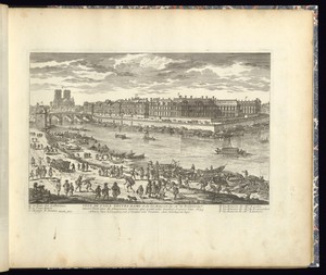 VEUE DE L’ISLE NOSTRE DAME et de la Maison de Mr. de Bretonvilier