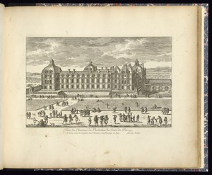 Veüe du Chasteau de Richelieu du Côsté du Parc