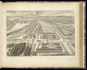 VEÜE GENERALE DE CHANTILLY du côté de l’Entrée