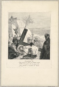 Via crucis - Station IX, He Falls Beneath the Cross the Third Time