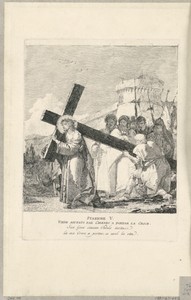 Via crucis - Station V, Simon of Cyrene Helps Him to Carry the Cross